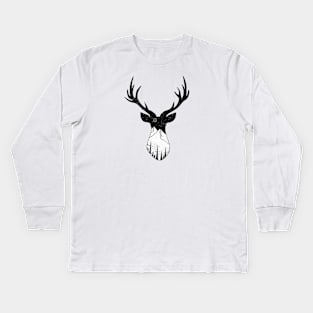 Cosmic Deer Kids Long Sleeve T-Shirt